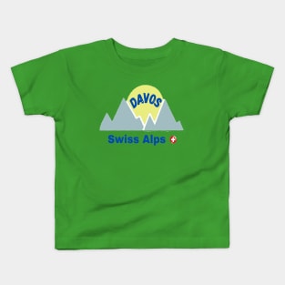 Davos, Switzerland Kids T-Shirt